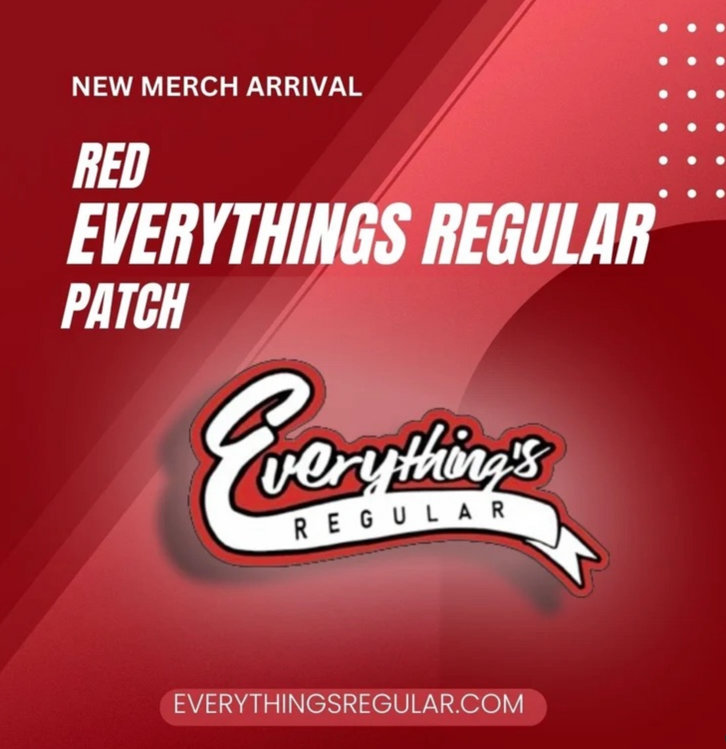 RED EVERYTHINGS REGULAR PATCH